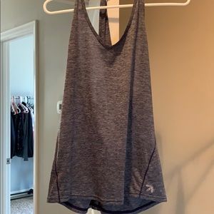 New Balance x Jcrew tanks in navy and gray